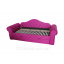 Ліжко диван Мелані з виїзним ящиком з захисним бортиком рожева Київ