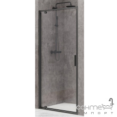 Душевая дверь в нишу Devit Art 2.0 FEN3440B профиль черный/прозрачное стекло Запоріжжя