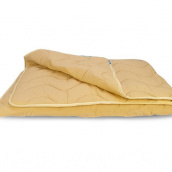 Легкое хлопковое одеяло Leleka-Textile Полуторный 140х205 Бежевый