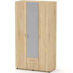 Шкаф с распашными дверями Компанит Шкаф-6 дуб сонома Ужгород