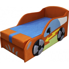 Кроватка машинка Ribeka Автомобильчик Оранжевый (15M02) Чернігів