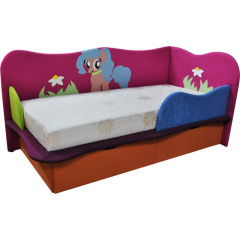 Детская кроватка с матрасом Ribeka Пони 1 для девочек (08K01) Запорожье