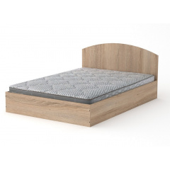 Двуспальная кровать Компанит-140 дуб сонома Полтава