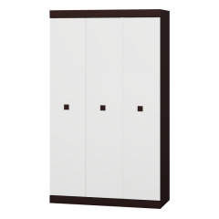 Шкаф 3-х дверный Эверест Соната-1200 венге + белый Вінниця