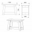 Стол обеденный КС-11 Компанит Орех экко (100х60х72,6 см) Надворная