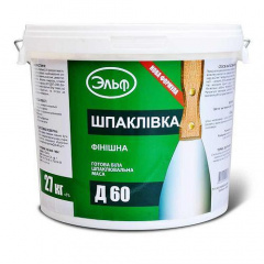 Шпаклевка акриловая ЭЛЬФ-Декор Д60 27 кг Житомир