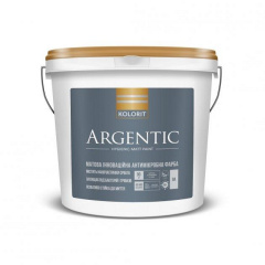 Интерьерная краска антимикробная Kolorit Argentic база А белая 4,5 Одеса