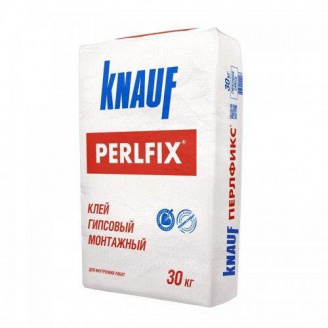 Клей для гипсокартона и гипсовых изделий Perlfix Knauf (30 кг)