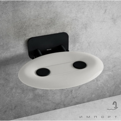 Сидение для ванной комнаты Ravak Ovo P II B8F0000057 Opal/Black Чернівці