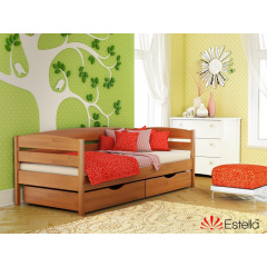 Дитяче ліжко Estella Нота Плюс 80x190 см дерев'яна в кольорі вільха-105 Чернігів