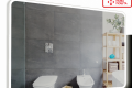 Зеркало в ванную с LED-подсветкой StudioGlass KROK 1 (800*500)
