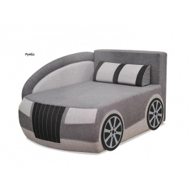 Детский диван машинка АУДИ кровать - диванчик сп.м 195х80 серый