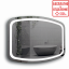 Зеркало в ванную с LED-подсветкой StudioGlass OHRID (800*600) Изюм