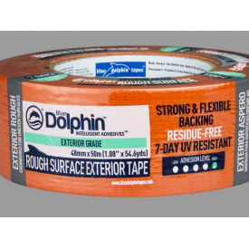 Малярна стрічка для шорстких поверхонь Orange Blue Dolphin Tapes 48 мм 50 м