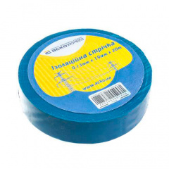 Изолента 0,13 мм*19мм*20м синяя АскоУкрем (A0150020006) Суми
