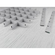 Пирамидальный потолок Грильято GLK KRAFT (RAL 9003) Херсон