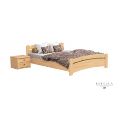 Двуспальная кровать Estella Венеция 160х200 см деревянная бук натуральный Ужгород