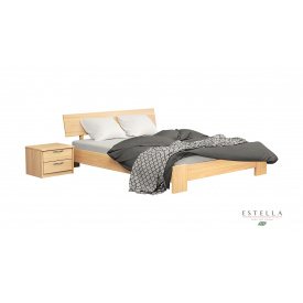 Двуспальная кровать Estella Титан 140х200 из дерева натуральный бук