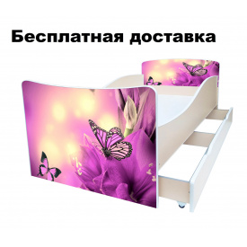 Детская кровать Волшебство бабочки