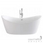 Акриловая отдельностоящая ванна Rea Ferrano REA-W0150 белая Сумы