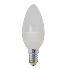 Лампа светодиодная свеча C37 Е14 6W 220V 6400K Horoz 001-003-00061 Одесса
