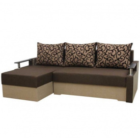 Угловой диван Garnitur.plus Микс коричневый 230 см (DP-361)