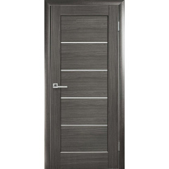 Полотно дверне МІРА ПВХ grey 200x40 см +скло Киев
