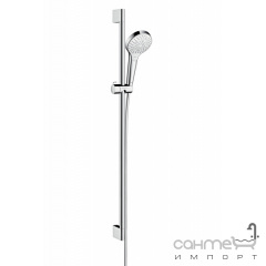 Душевой комплект версия EcoSmart Hansgrohe Croma Select S Multi Shower Set 0.90 m 26571400 белый/хром Ровно