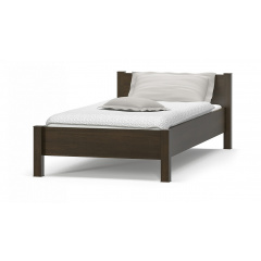 Односпальне ліжко Меблі-Сервіс Фантазія 90х200 см дсп венге Кривий Ріг