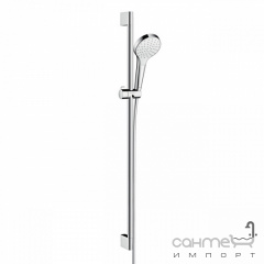 Душовий комплект Hansgrohe Croma Select S 1jet Shower Set 0.90 m 26574400 білий/хром Березне