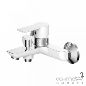 Змішувач для ванни Q-tap Ustek 3016107DCW білий/хром