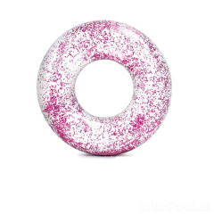 Надувной круг Intex 56274 «Розовый Блеск» Pink, 119 см Лосиновка