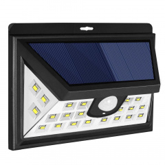 Уличный светильник фасадный на сонечных батареях и датчиком движения EverGran 2000 mAh (INV24) Ковель