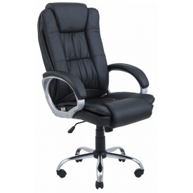 Офисное кресло руководителя Richman California Хром М2 AnyFix Черное