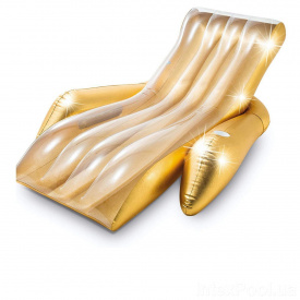 Надувное шезлонг Intex 56803 «Золотой блеск», 188 х 135 см