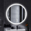Зеркало Turister круглое 80см с передней LED подсветкой кольцо без рамы (ZPP80) Біла Церква