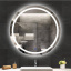 Зеркало Turister круглое 70см с двойной LED подсветкой без рамы (ZPD70) Чернігів