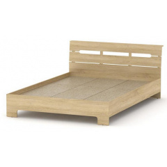 Двуспальная кровать Компанит Стиль 160х200 см дуб-сонома Винница