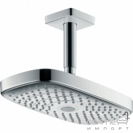 Верхний потолочный душ Hansgrohe Raindance Select E 300 2jet EcoSmart 26608400 белый/хром