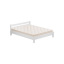 Двоспальне біле ліжко Estella Рената 160х190 см дерев'яне з бука Тернопіль