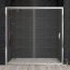 Душевая дверь в нишу Veronis Carmen 1500 профиль хром стекло прозрачное Чернигов