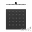 Верхний душ квадратный Tres Inox 134315012NM матовый черный Черновцы