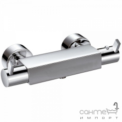Термостат для душу настінний з душовим грнітуром Clever Platinum Bimini 96490 Хром Тернопіль