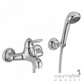 Змішувач для ванни з ручним душем Bugnatese Action 9502 CRDO хром/золото