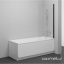 Шторка для ванны Ravak Nexty NVS1-80 7O840300Z1 профиль матовый черный/прозрачное стекло Тячів