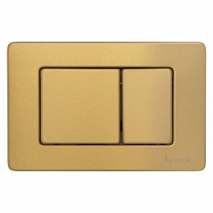 IMPRESE i7112 клавиша смыва золото сатин нержавеющая сталь Нове