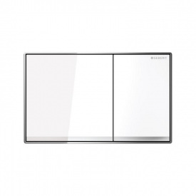 GEBERIT SIGMA60 смывная клавиша двойной смыв стекло белое