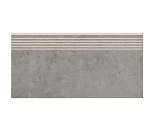 Керамогранитная плитка для ступеней Cersanit Highbrook Grey Steptread 29,8х59,8 см