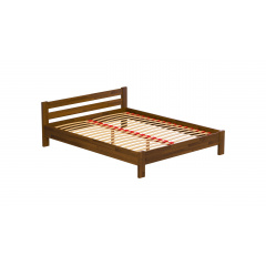 Полуторная кровать Estella Рената 120х190 см деревянная цвет орех-темный-101 Ужгород