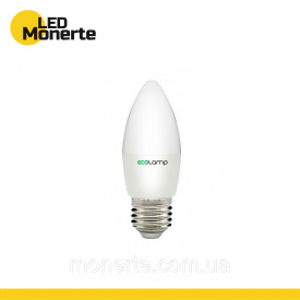 Cветодиодная лампа Ecolamp LED С37 6W Е27 4100K 510lm LITE